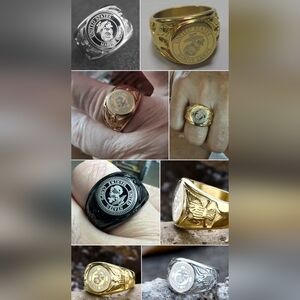 USMC signet EGA United States Marine Corps ring